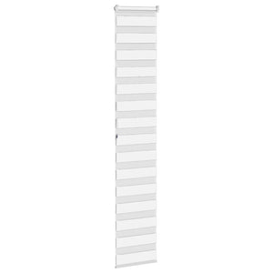 Doppelrollo Weiß 50x200 cm