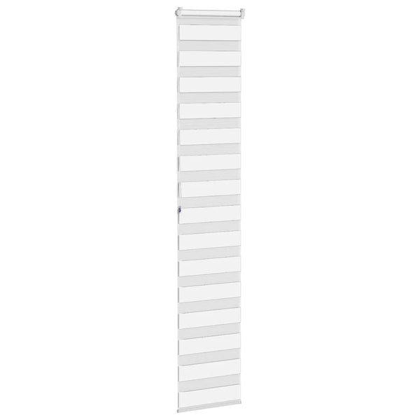 Doppelrollo Weiß 50x200 cm