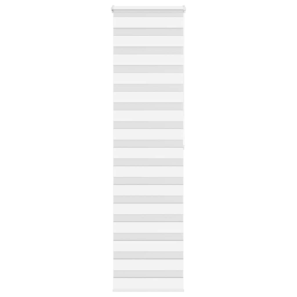 Doppelrollo Weiß 55x200 cm