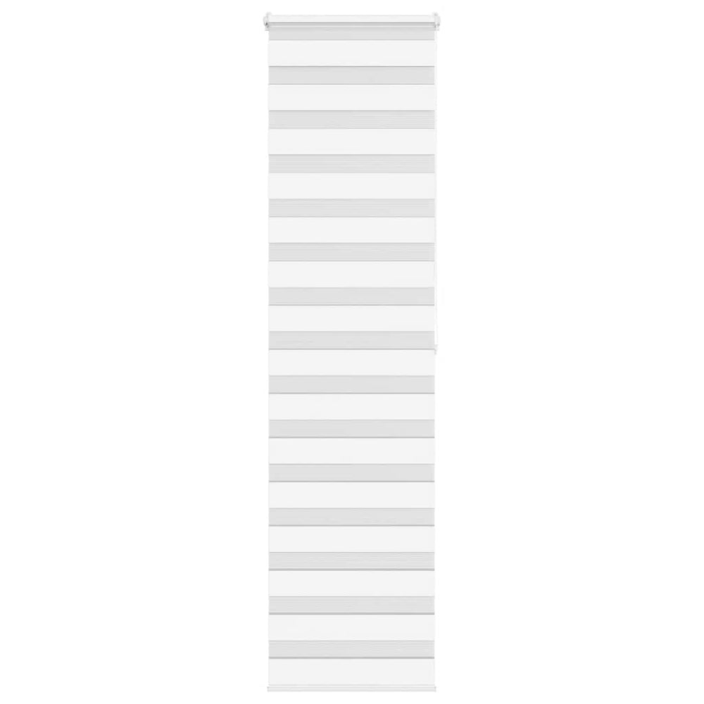 vidaXL Day and Night Blind White 60x200 cm Fabric Width 55.9 cm Polyester
