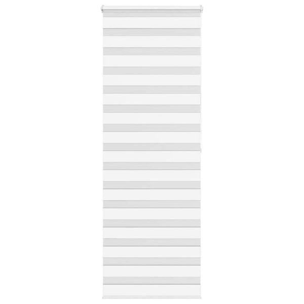Doppelrollo Weiß 75x200 cm