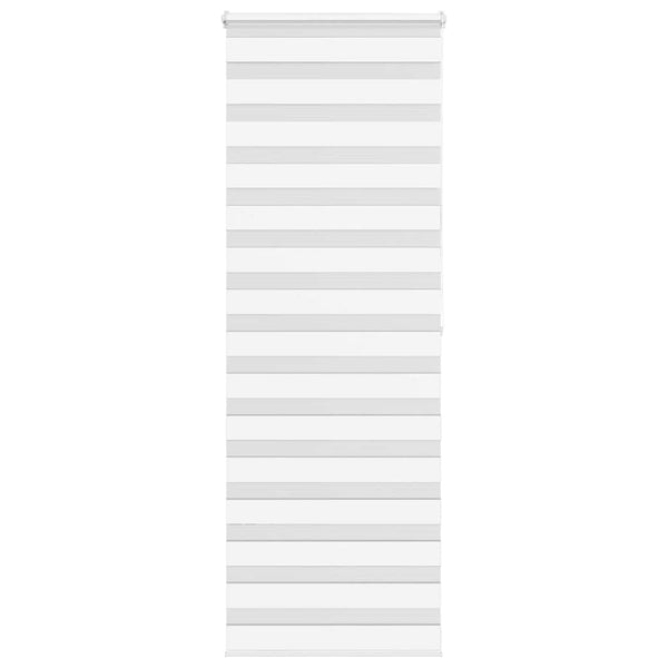 Doppelrollo Weiß 80x200 cm