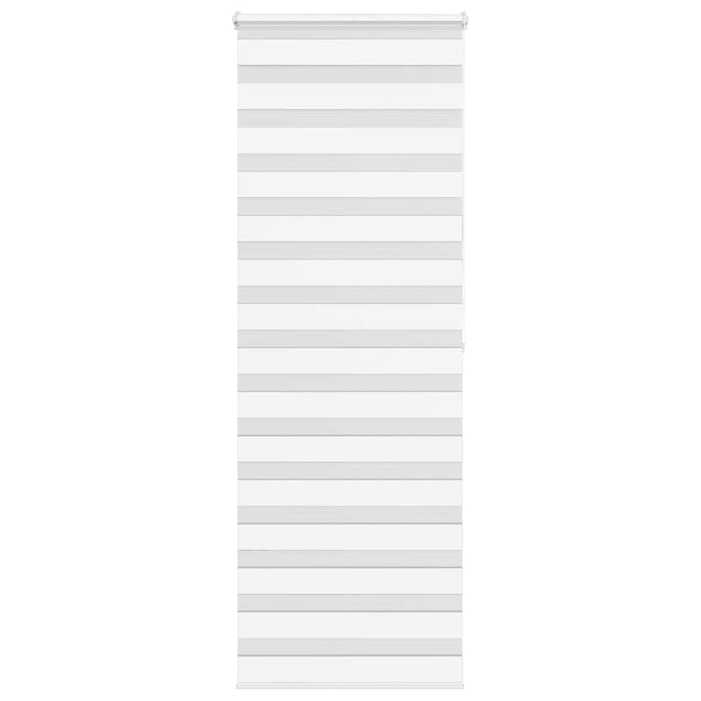 vidaXL Double Roller Blind White 90x200 cm Fabric Width 85.9 cm Polyester