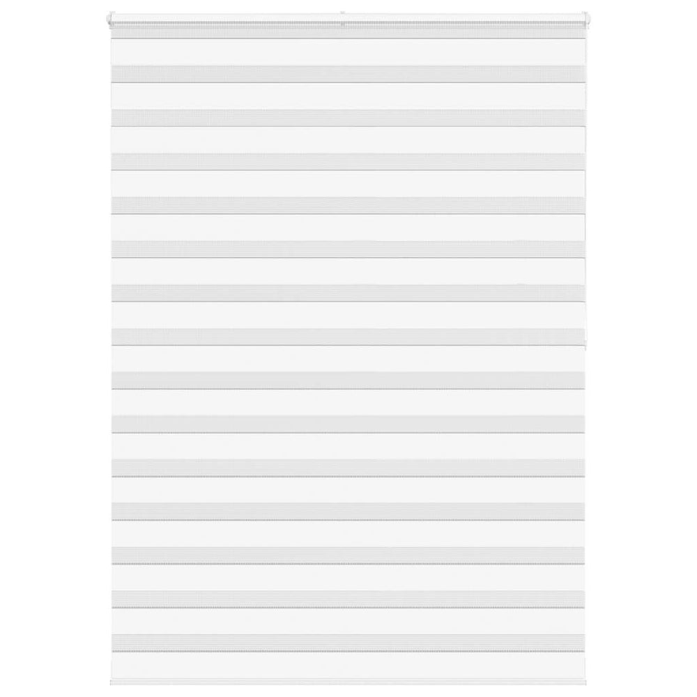 vidaXL Double Roller Blind White 155x200 cm Fabric Width 150.9 cm Polyester