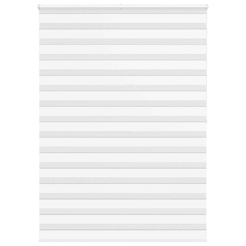 vidaXL Double Roller Blind White 165x200 cm Fabric Width 160.9 cm Polyester