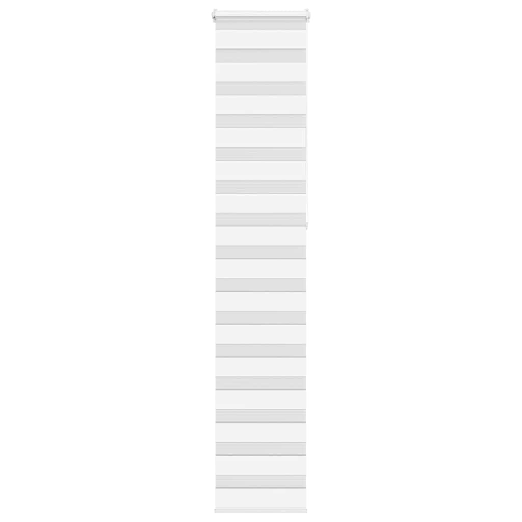 Doppelrollo Weiß 40x230 cm
