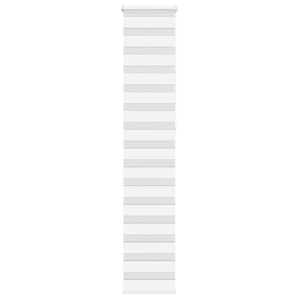 Doppelrollo Weiß 45x230 cm