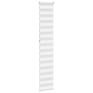 Doppelrollo Weiß 45x230 cm