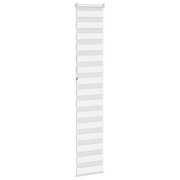 Doppelrollo Weiß 45x230 cm