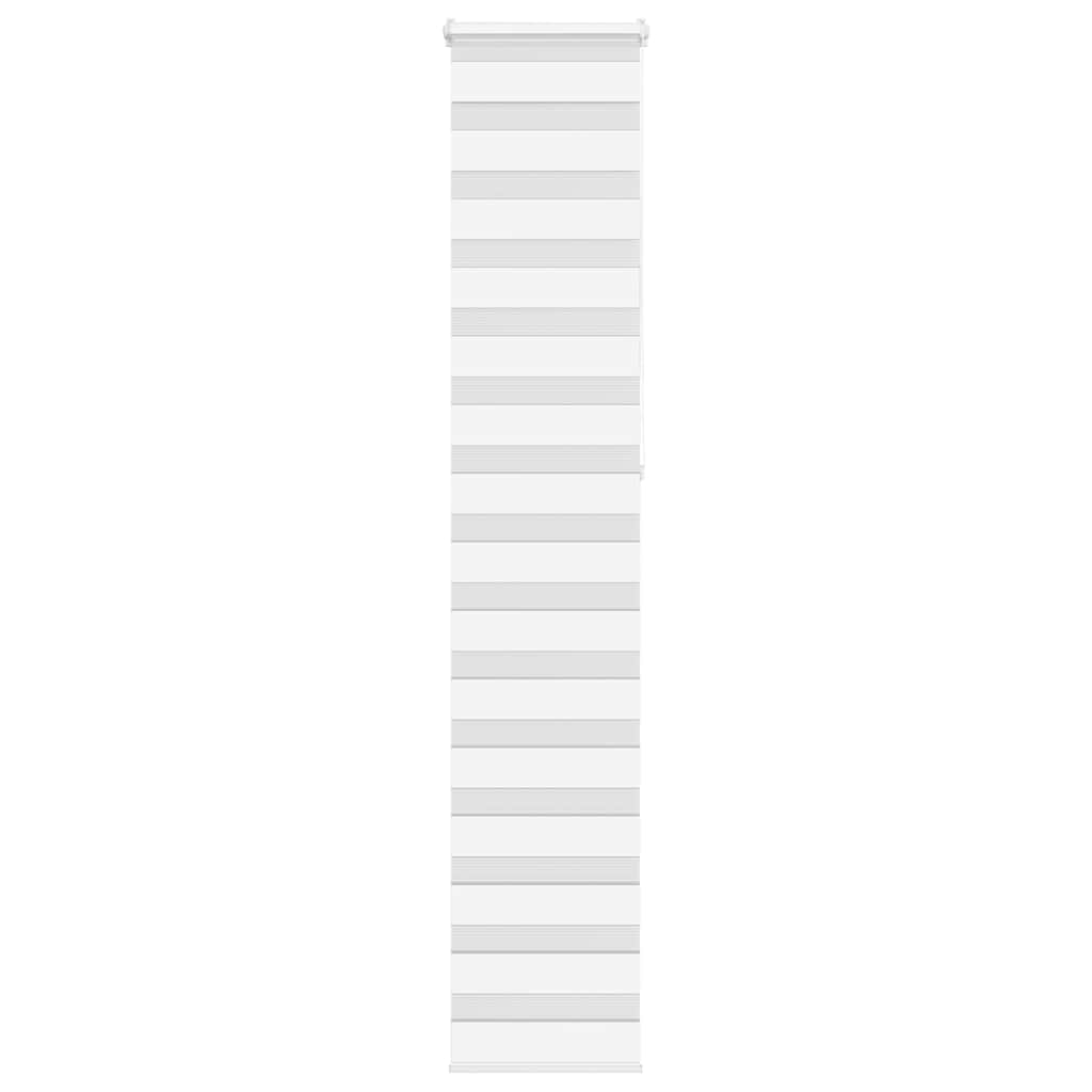 Doppelrollo Weiß 50x230 cm