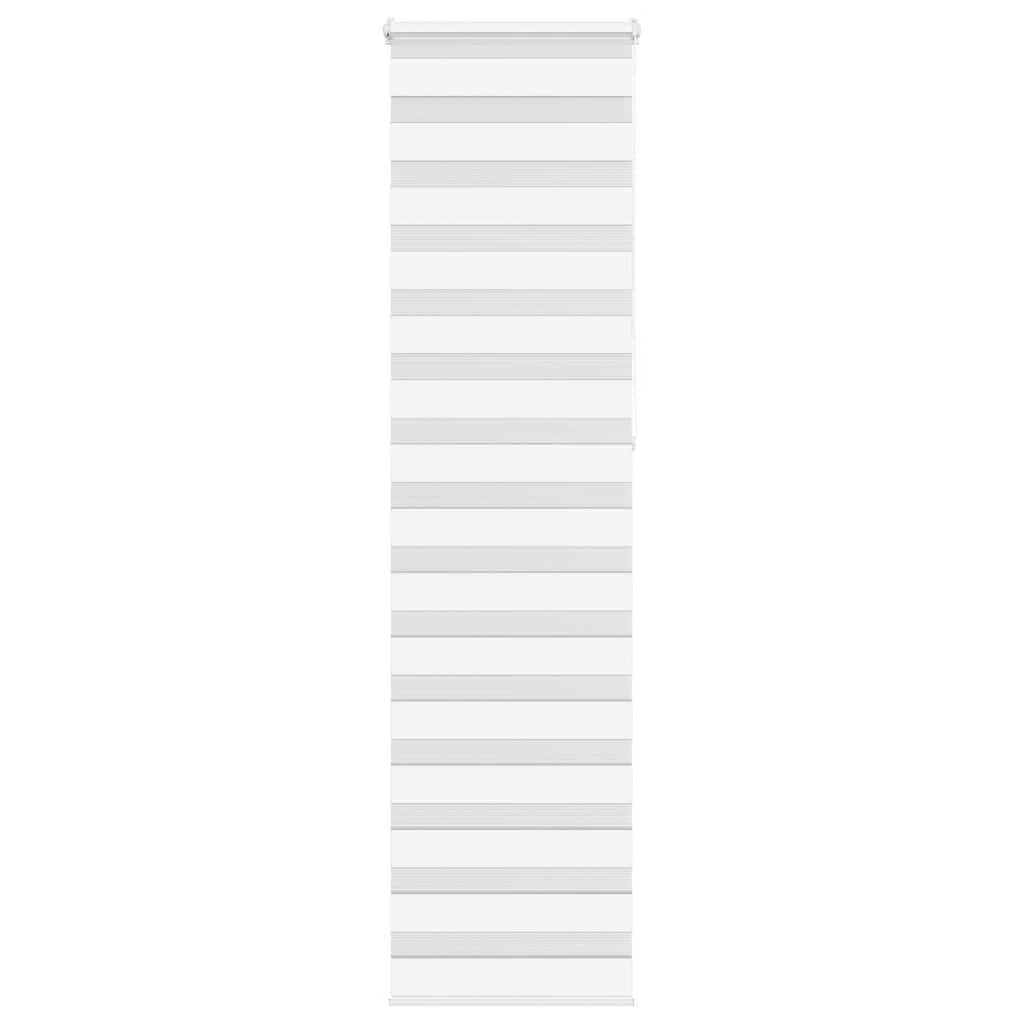 Doppelrollo Weiß 55x230 cm