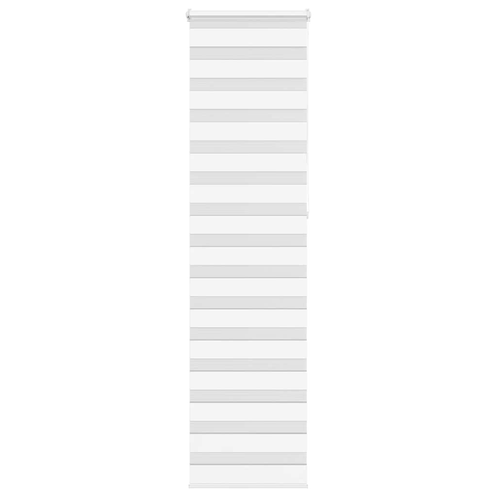 Doppelrollo Weiß 65x230 cm
