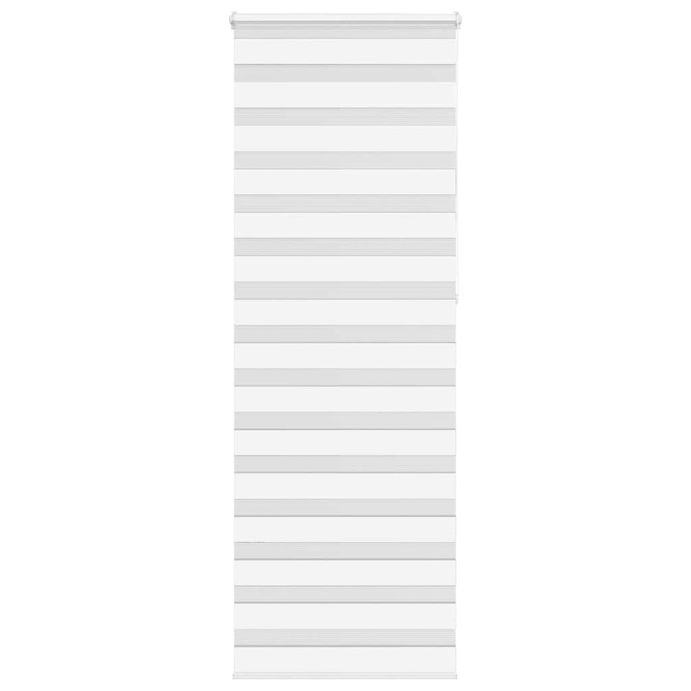 Doppelrollo Weiß 75x230 cm