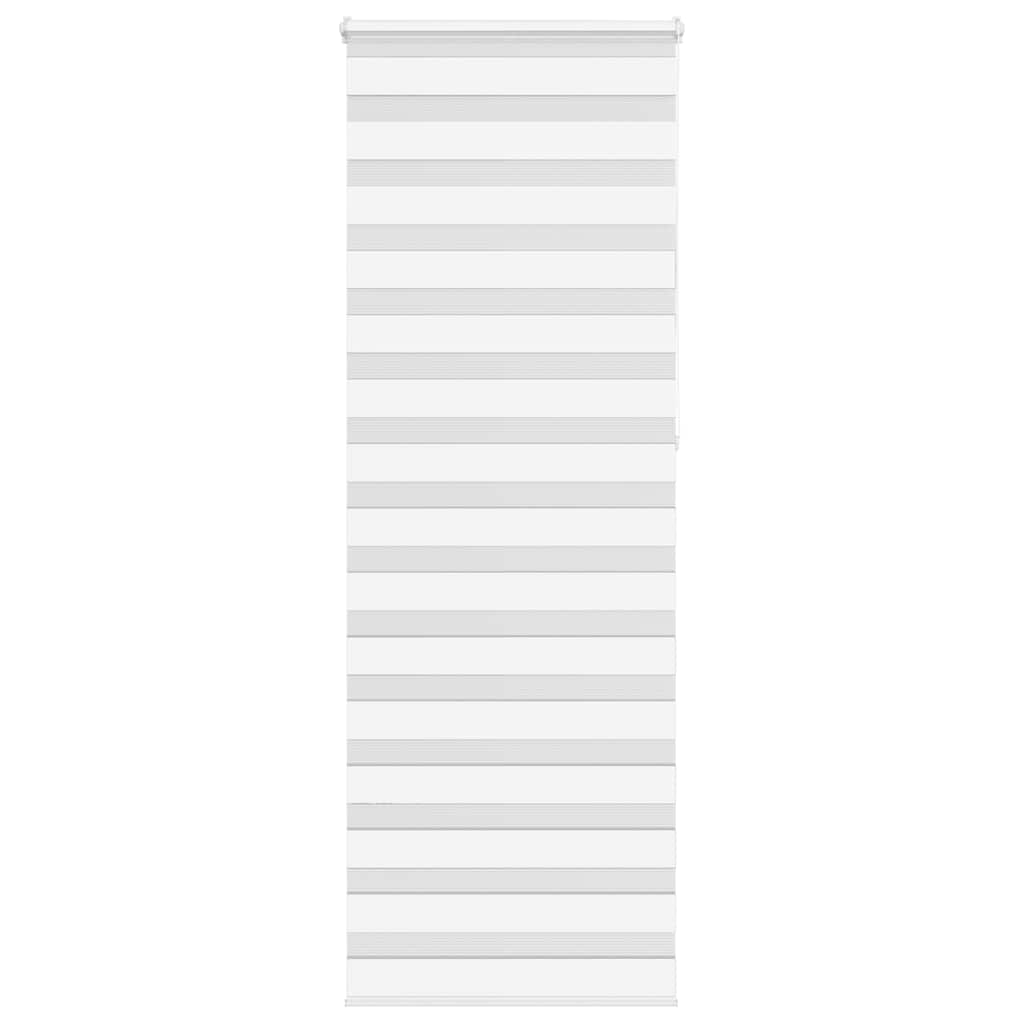 Doppelrollo Weiß 75x230 cm