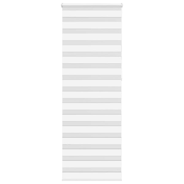 Doppelrollo Weiß 75x230 cm