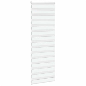 Doppelrollo Weiß 75x230 cm