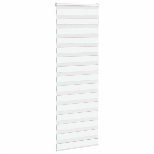 Doppelrollo Weiß 75x230 cm