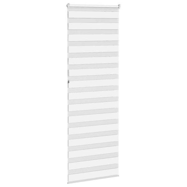 Doppelrollo Weiß 75x230 cm