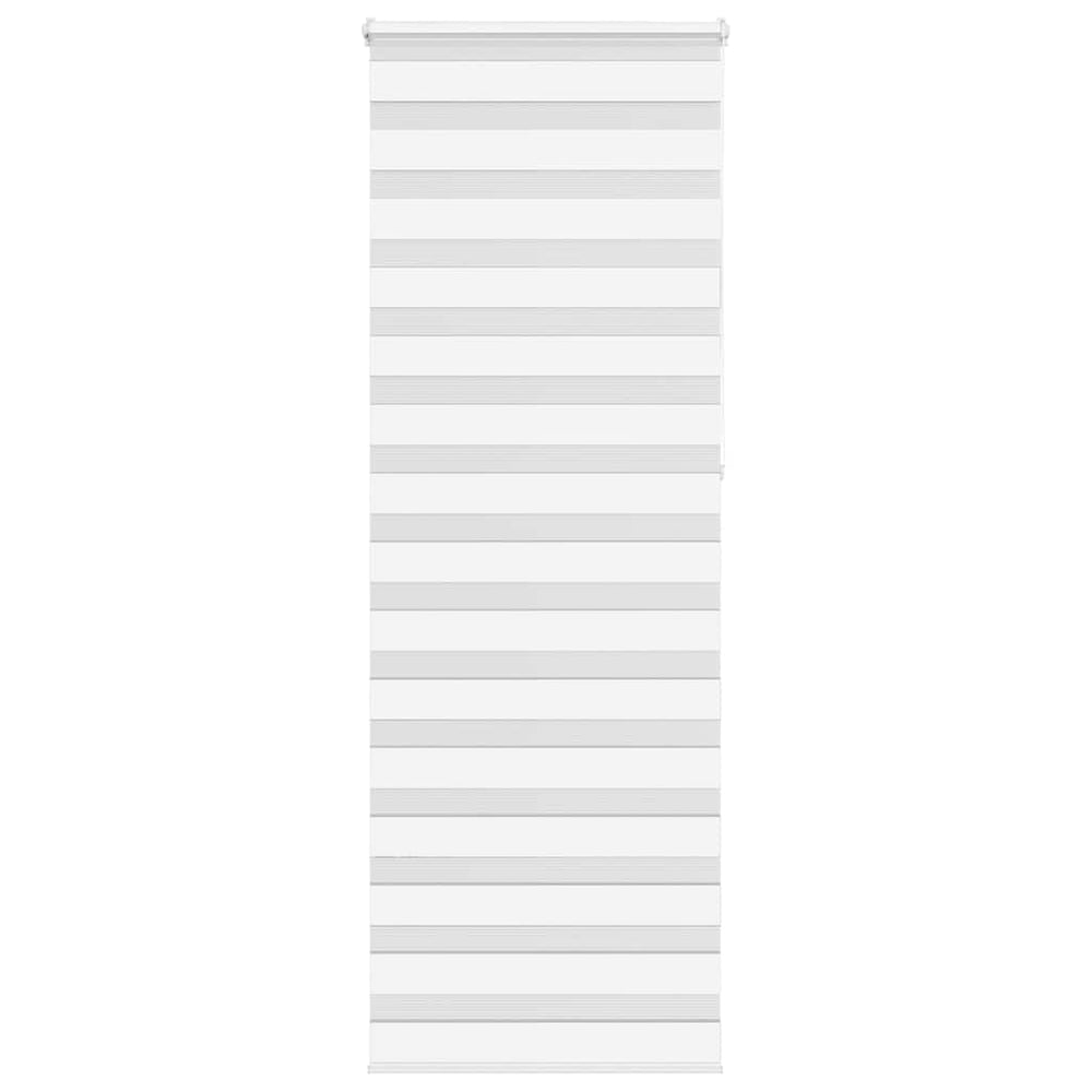 vidaXL Day and Night Blind White 80x230 cm Fabric width 75.9 cm Polyester