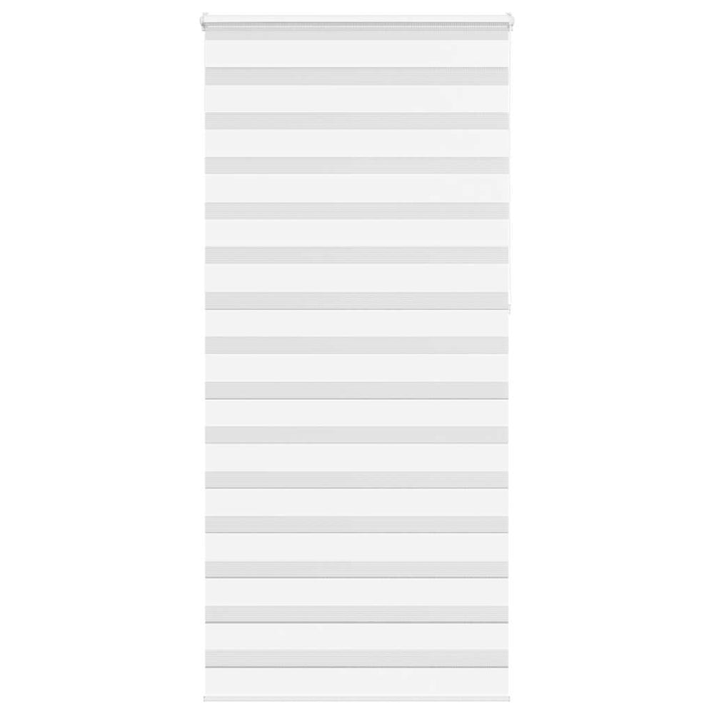 vidaXL Double Roller Blind White 95x230 cm Fabric width 90.9 cm Polyester