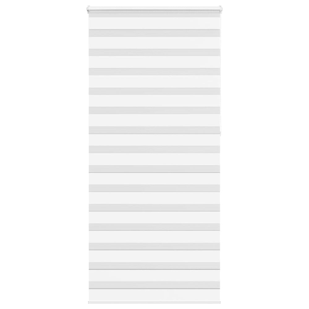 vidaXL Double Roller Blind White 105x230 cm Fabric Width 100.9 cm Polyester