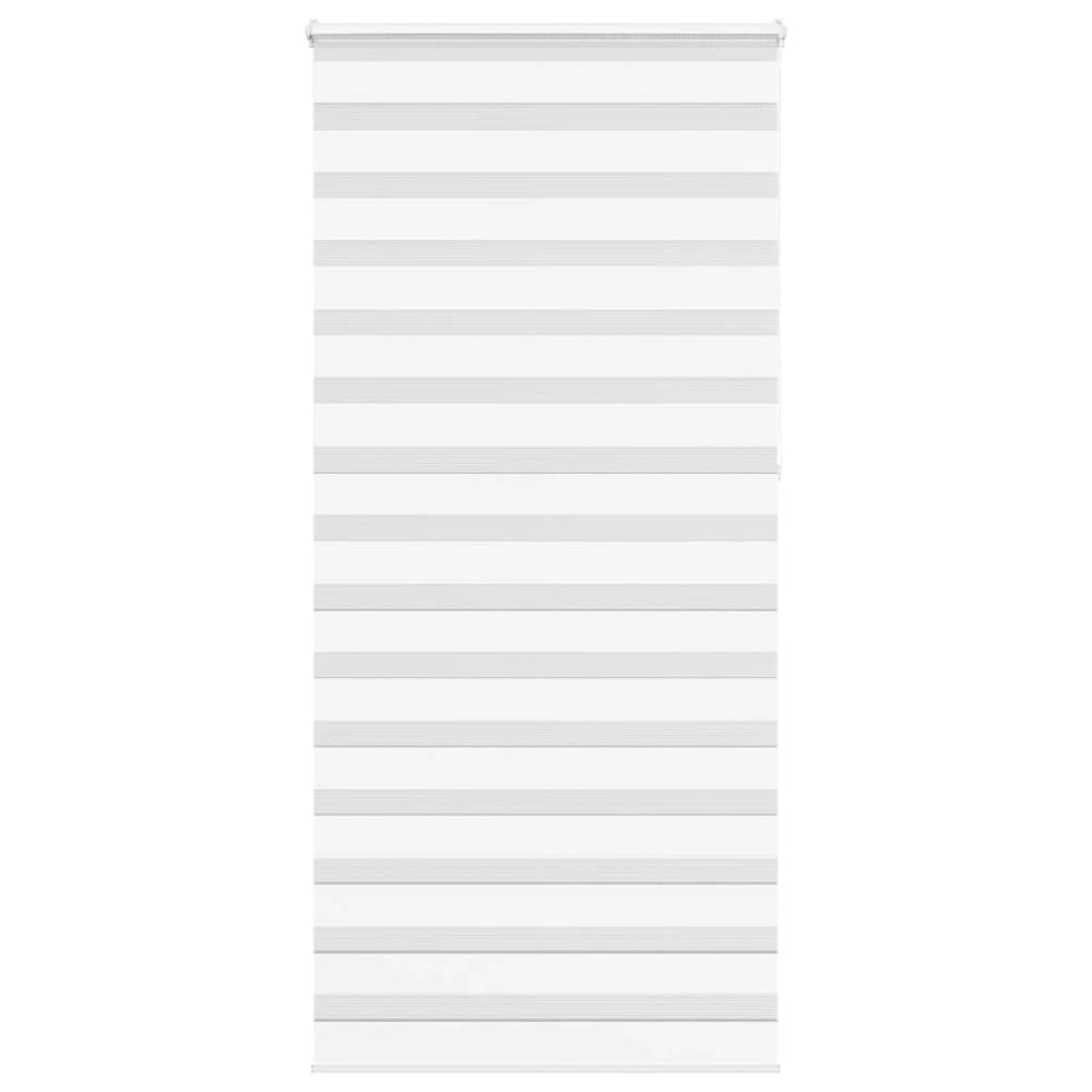 vidaXL Double Roller Blind White 110x230 cm Fabric width 105.9 cm Polyester