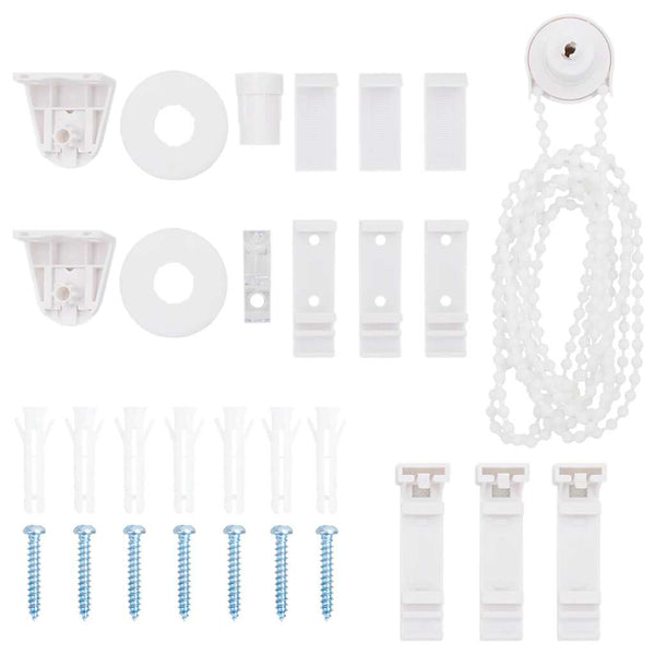 Doppelrollo Weiß 130x230 cm