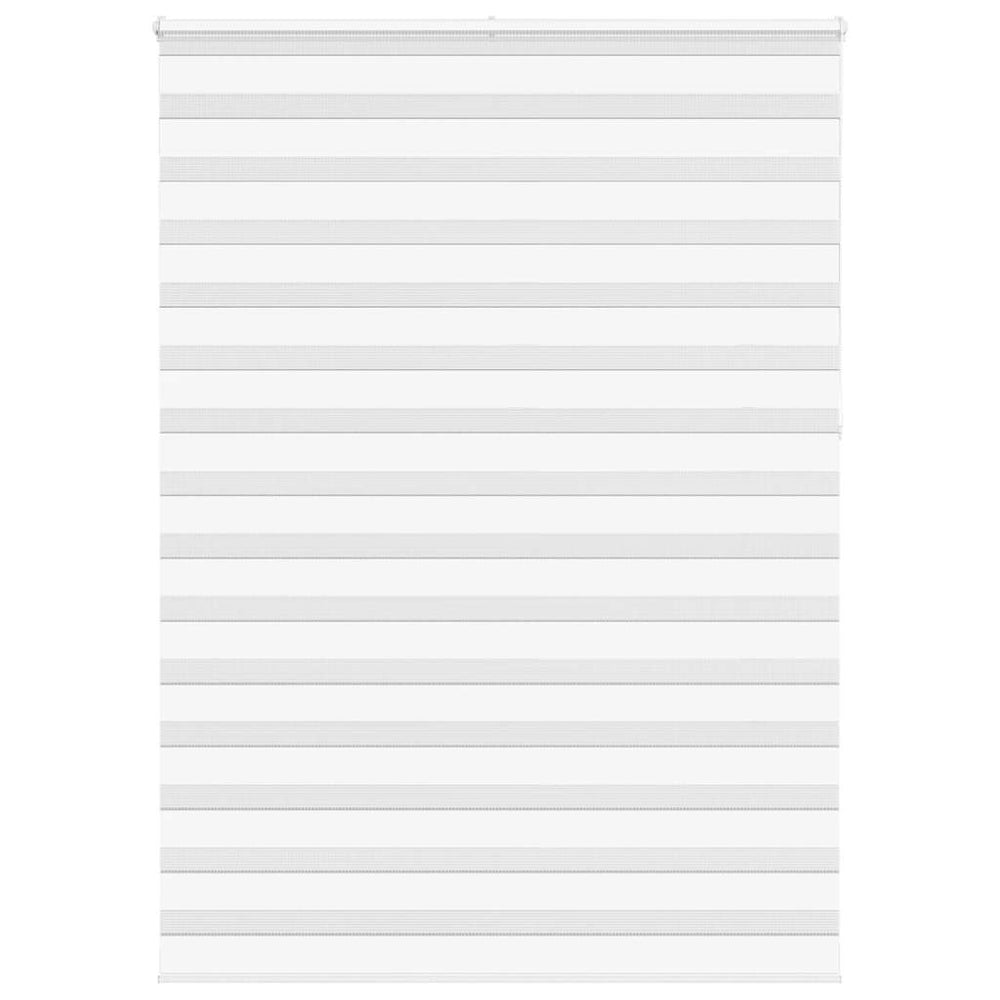 vidaXL Day/Night Roller Blind White 160x230 cm Fabric Width 155.9 cm Polyester