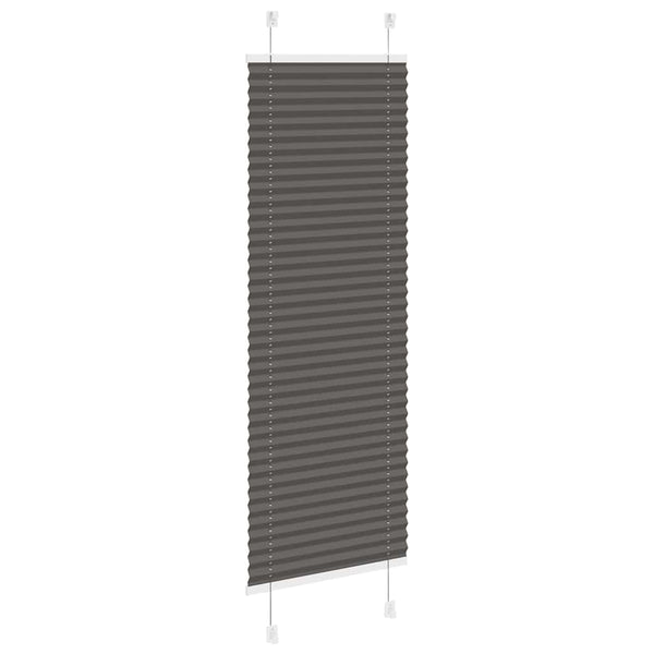 Schwarzes Plissee 50x150 cm