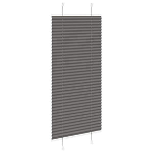 Schwarzes Plissee 55x150 cm