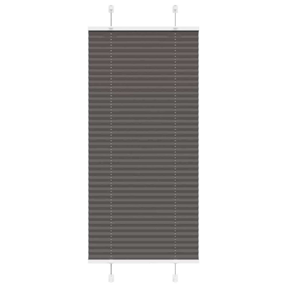 Schwarzes Plissee 60x150 cm