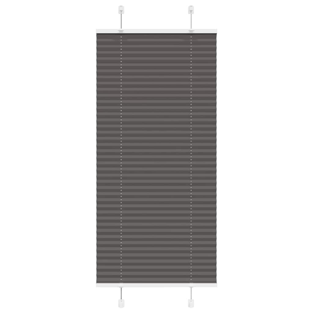 Schwarzes Plissee 60x150 cm