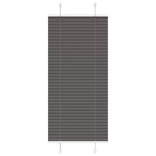 Schwarzes Plissee 60x150 cm