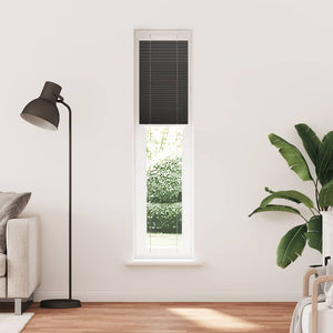 Schwarzes Plissee 50x200 cm