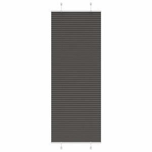 Schwarzes Plissee 80x200 cm