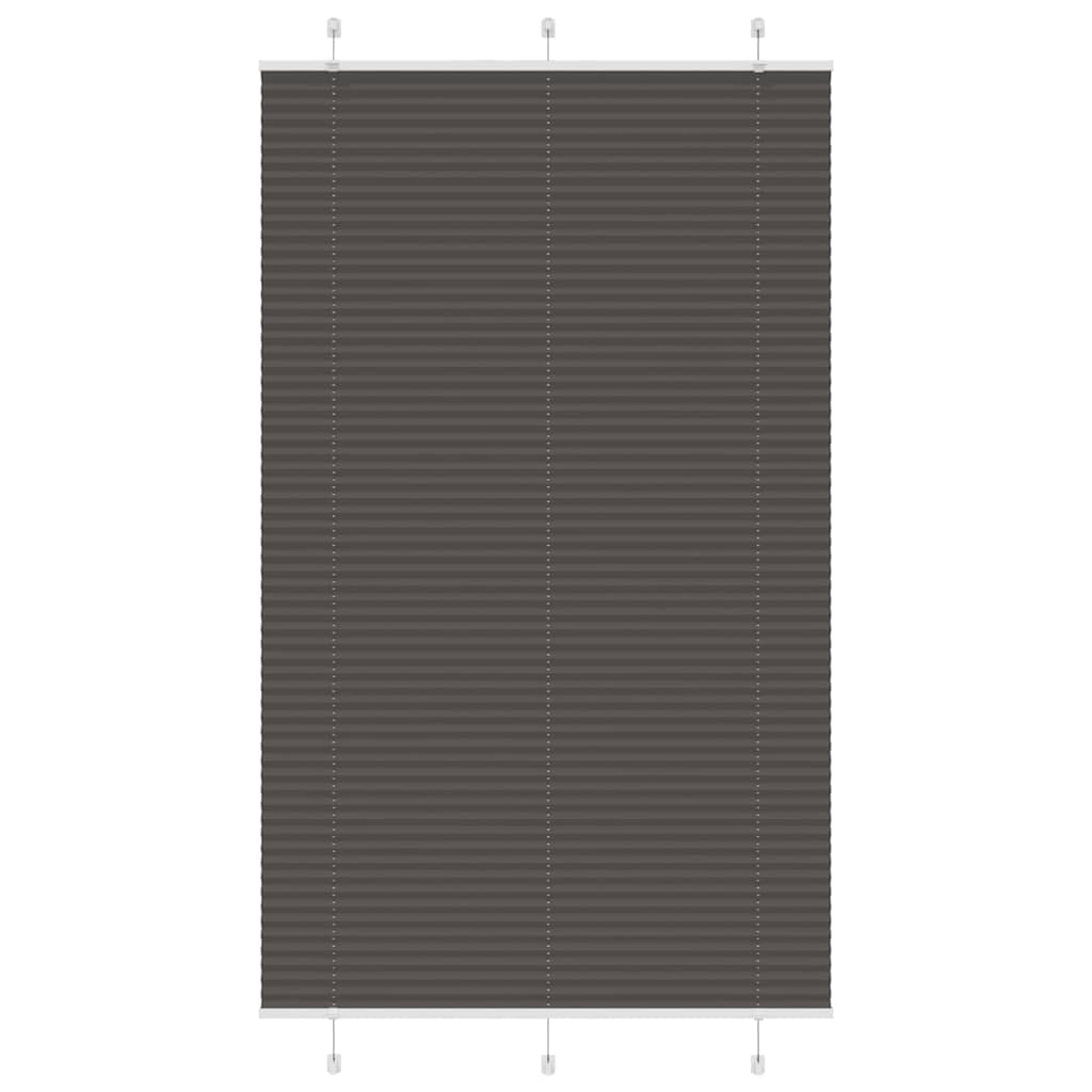 Schwarzes Plissee 115x200 cm