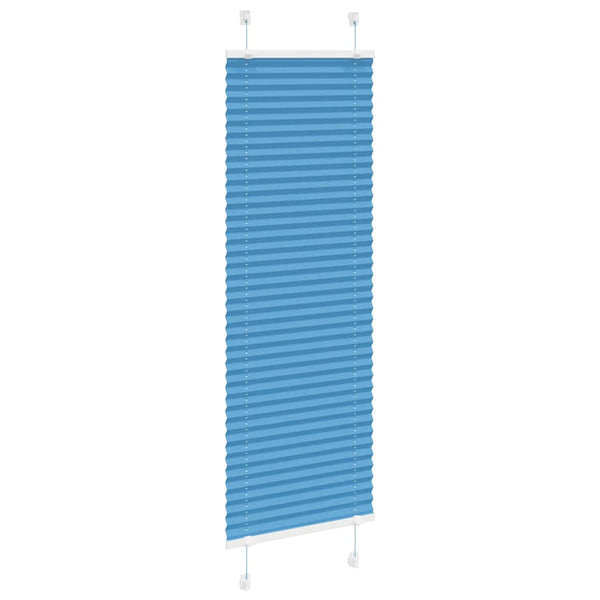 Blaues Plissee 40x150 cm