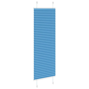 Blaues Plissee 40x150 cm