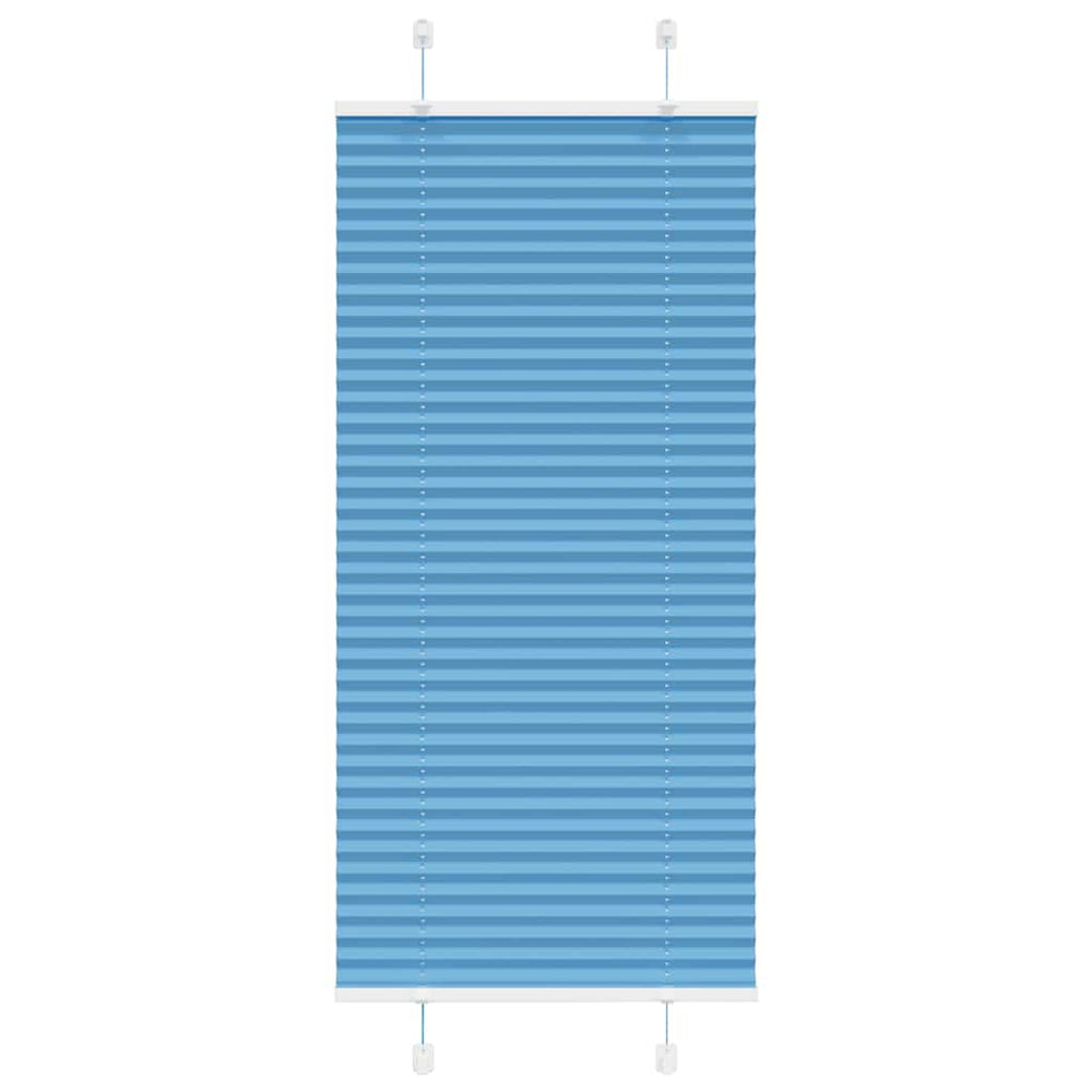 Blaues Plissee Rollo 60x150 cm