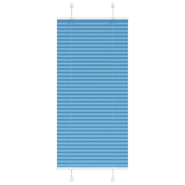 vidaXL Store plissé bleu 60x150 cm Largeur du tissu 59,4 cm Polyester