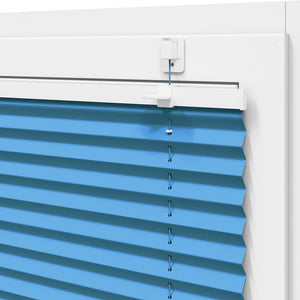 Blaues Plissee 40x200 cm