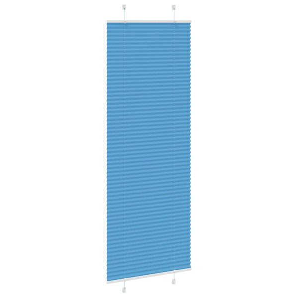 Blaues Plissee 75x200 cm