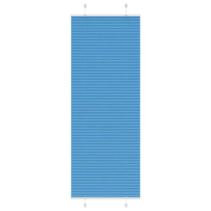 Blaues Plissee Rollo 80x200 cm