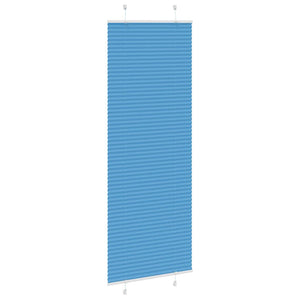 Blaues Plissee Rollo 80x200 cm