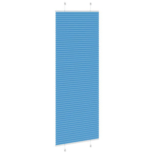 Blaues Plissee Rollo 80x200 cm