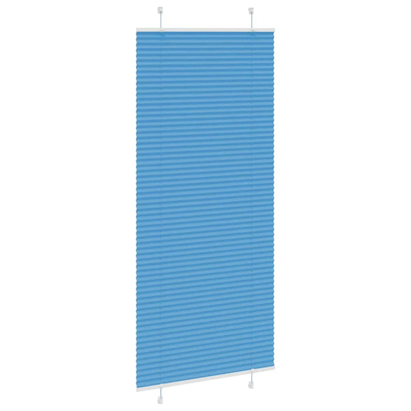 Blaues Plissee 100x200 cm