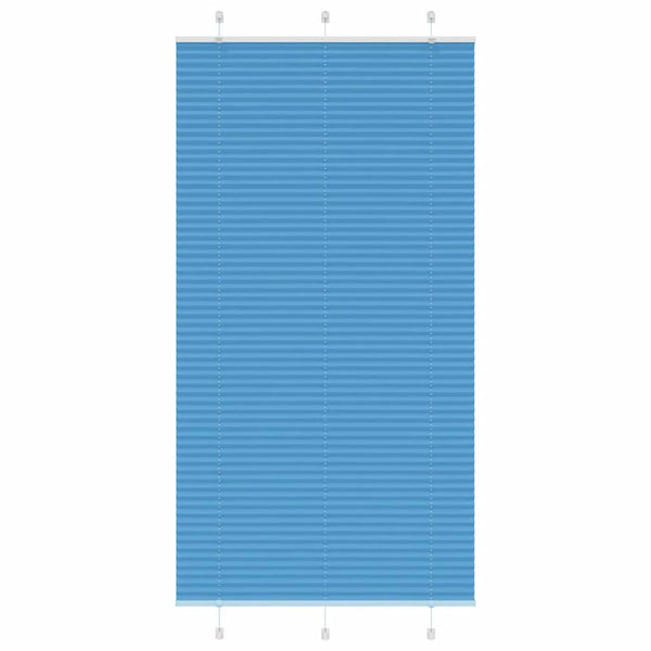 Blaues Plissee Rollo 105x200 cm