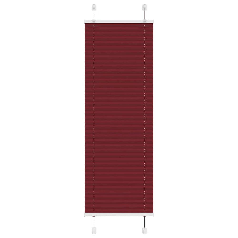 Bordeauxrotes Plissee 40x150 cm