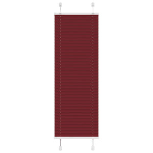 Bordeauxrotes Plissee 40x150 cm