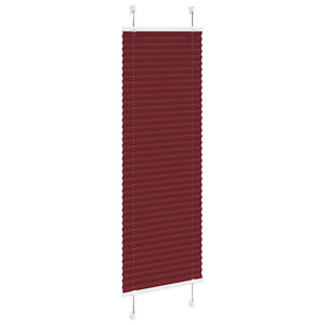 Bordeauxrotes Plissee 40x150 cm